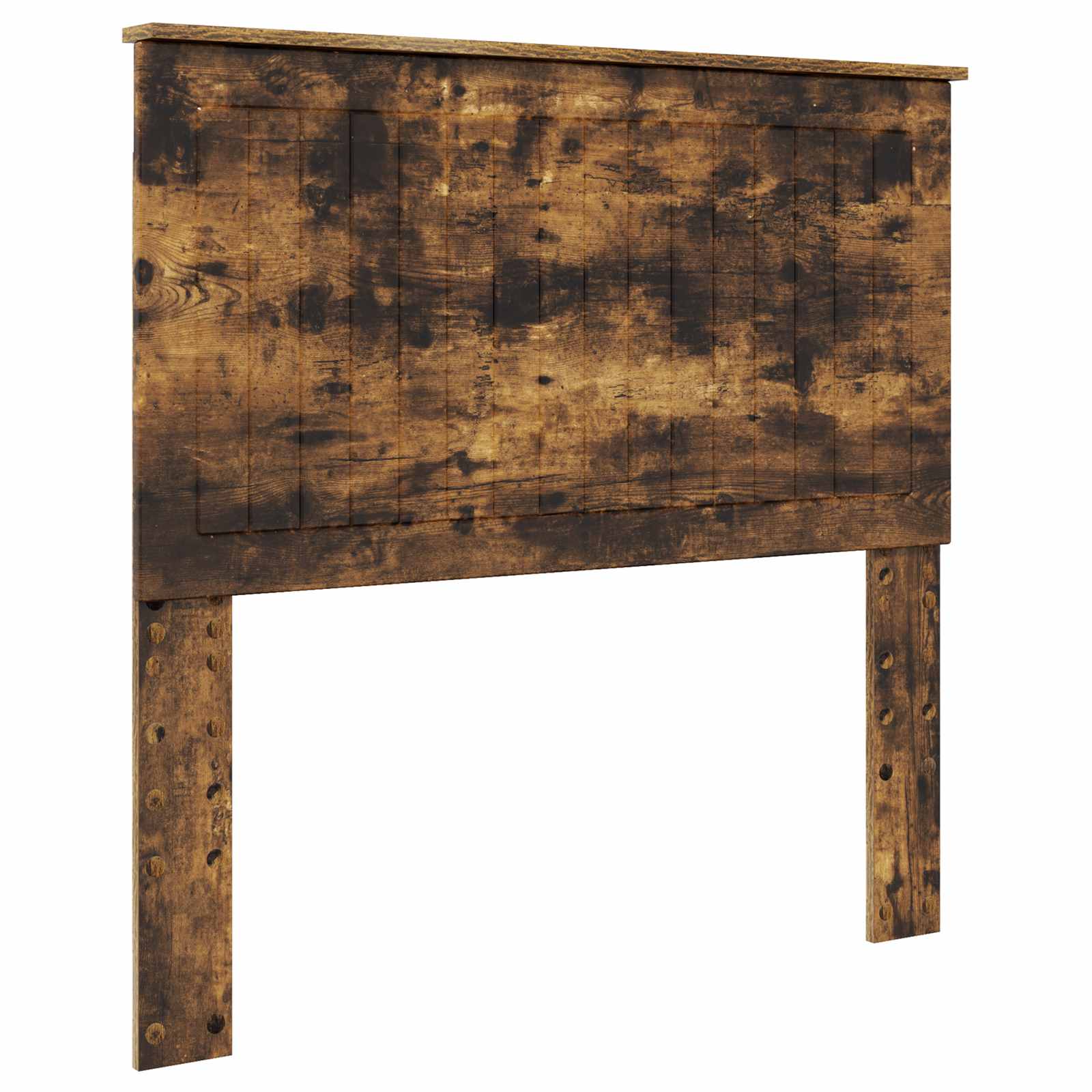 vidaXL Ramka łóżka Dąb wędzony 100 x 200 cm Lite drewno sosnowe