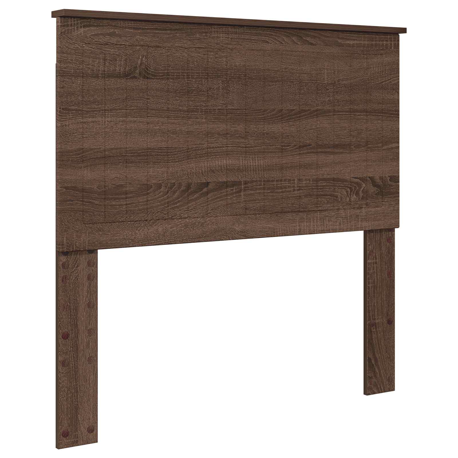 vidaXL Ramka łóżka Brązowy dąb 100 x 200 cm Lite drewno sosnowe
