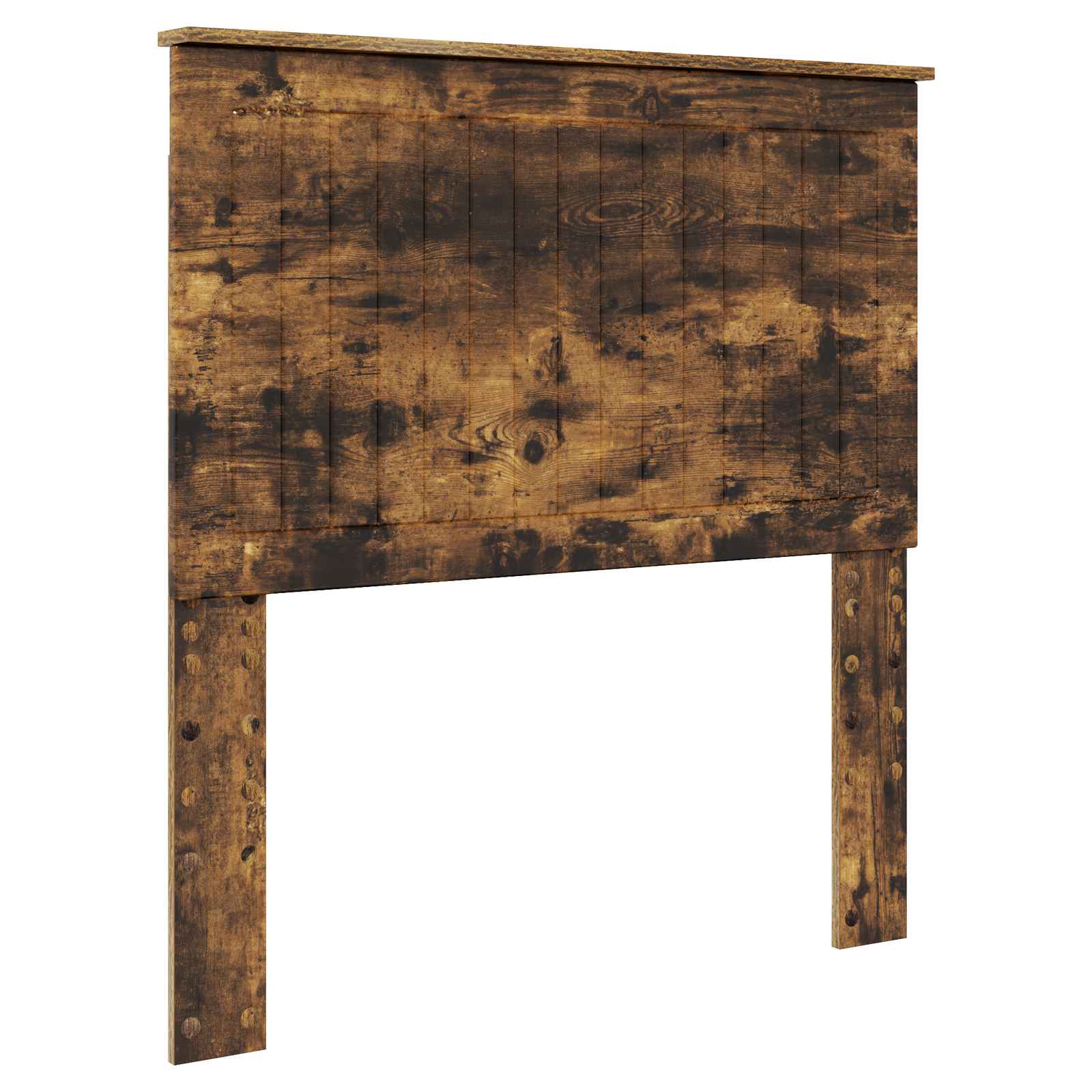 vidaXL Ramka łóżka Dąb wędzony 90 x 200 cm Lite drewno sosnowe