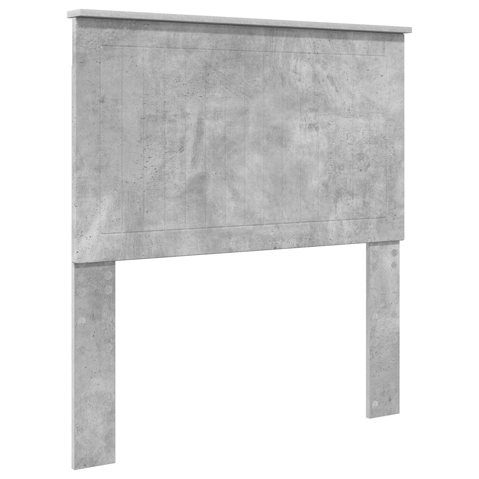 vidaXL Ramka łóżka Szary beton 90 x 190 cm Lite drewno sosnowe