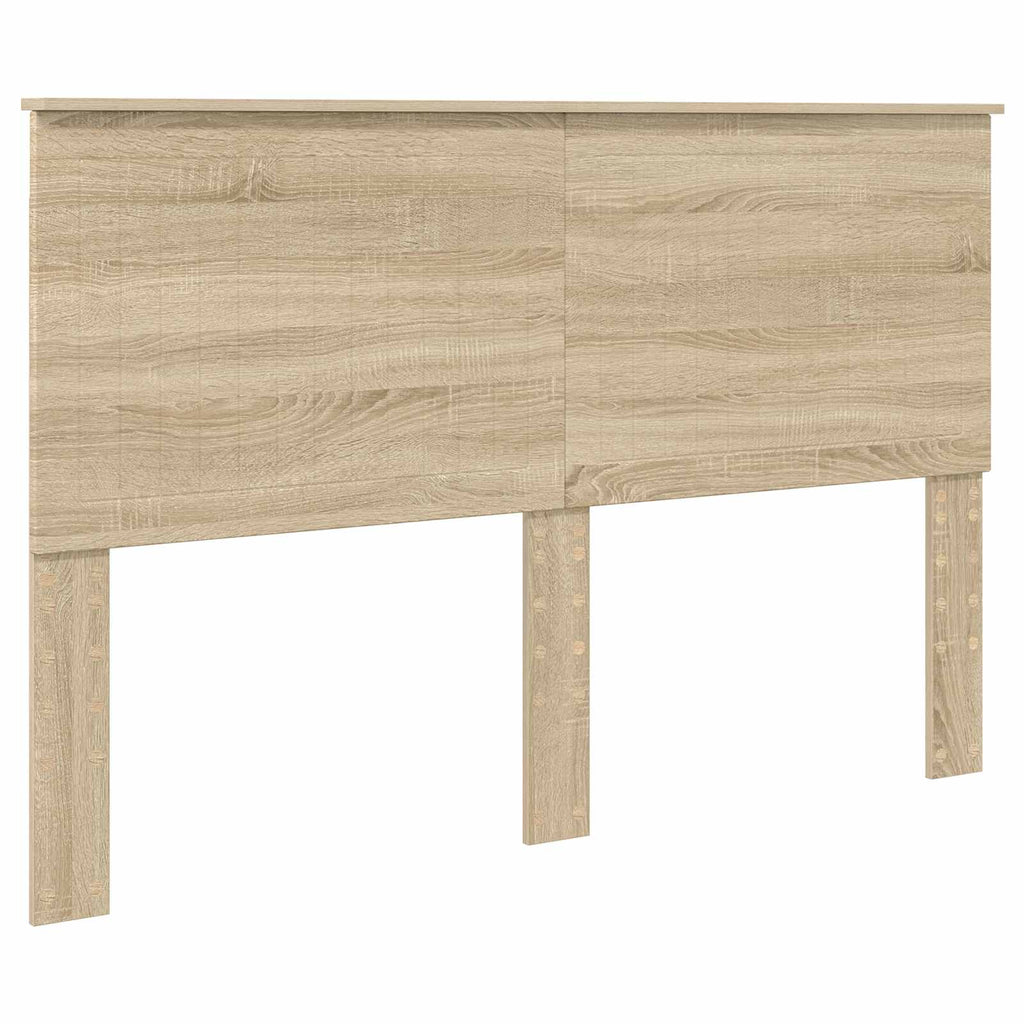 vidaXL Ramka łóżka Dąb Sonoma 150 x 200 cm Drewno inżynieryjne