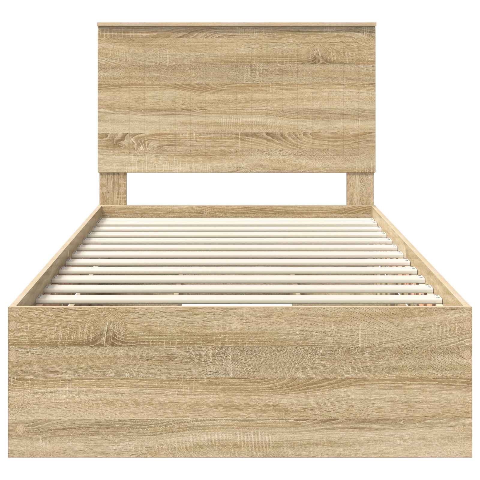 vidaXL Ramka łóżka Dąb Sonoma 100 x 200 cm Drewno inżynieryjne