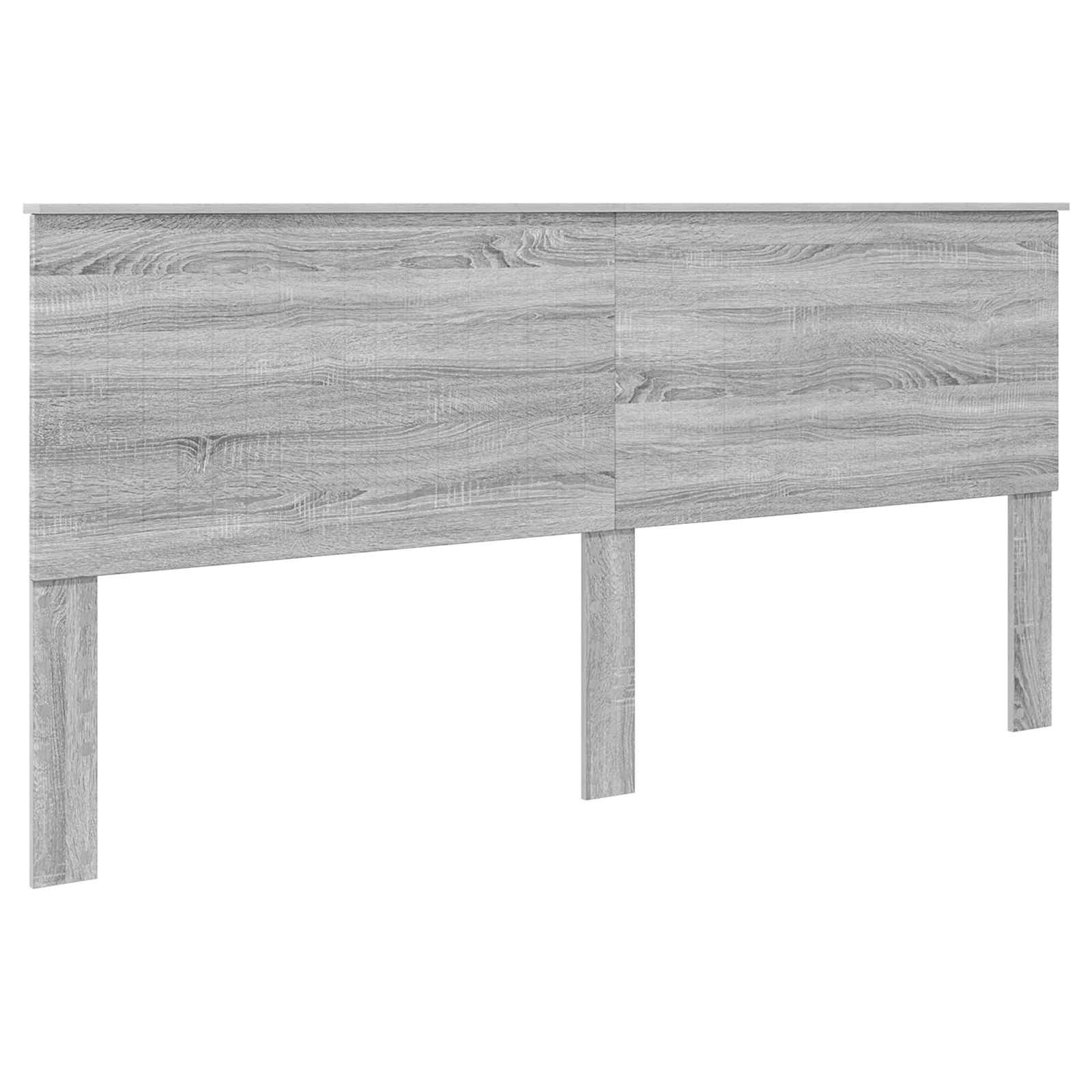 vidaXL Łóżko z miejscem do przechowywania Szary Sonoma 200 x 200 cm