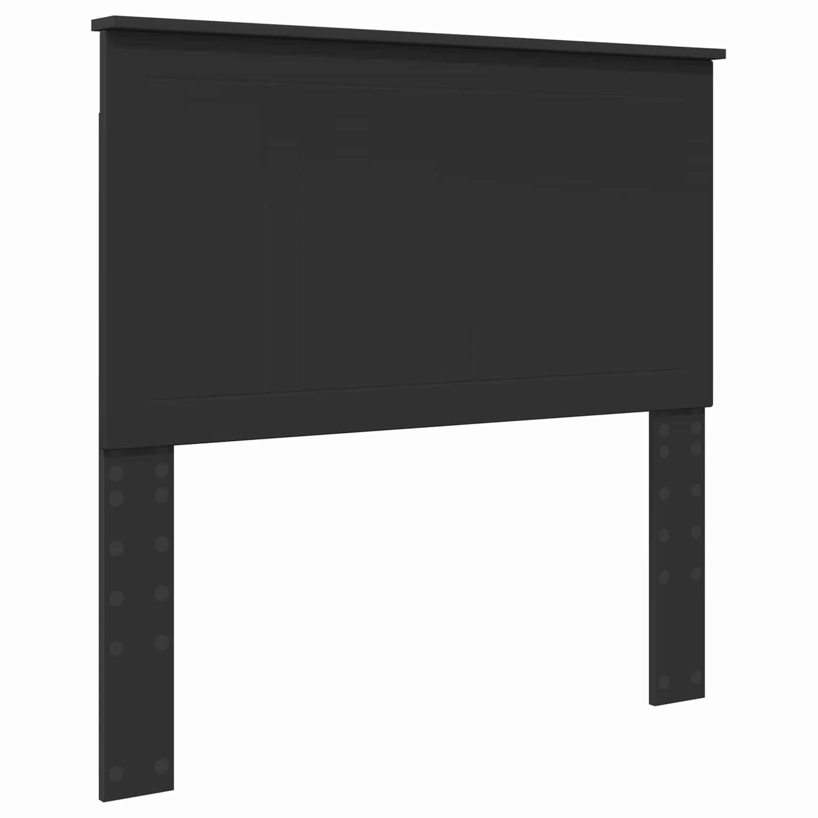 vidaXL Łóżko z miejscem do przechowywania Czarny 100 x 200 cm