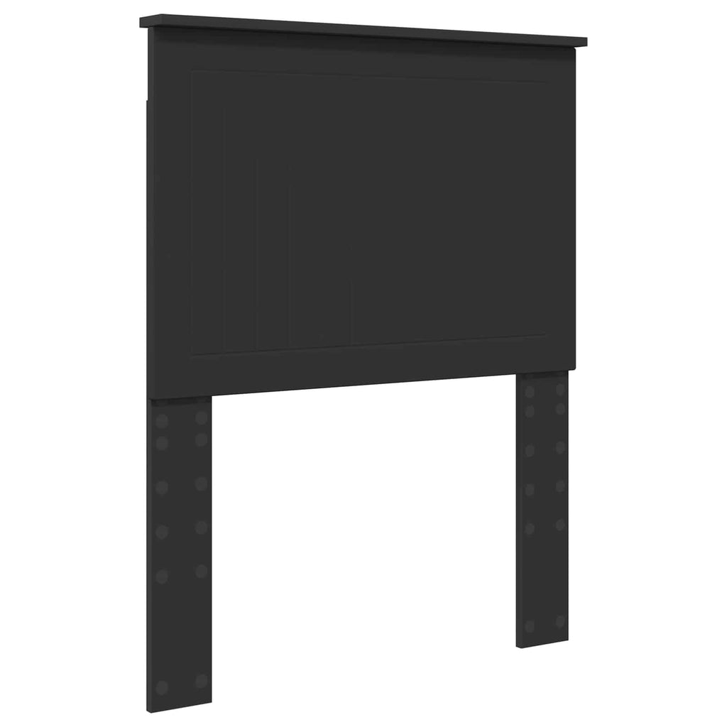 vidaXL Łóżko z miejscem do przechowywania Czarny 75 x 190 cm