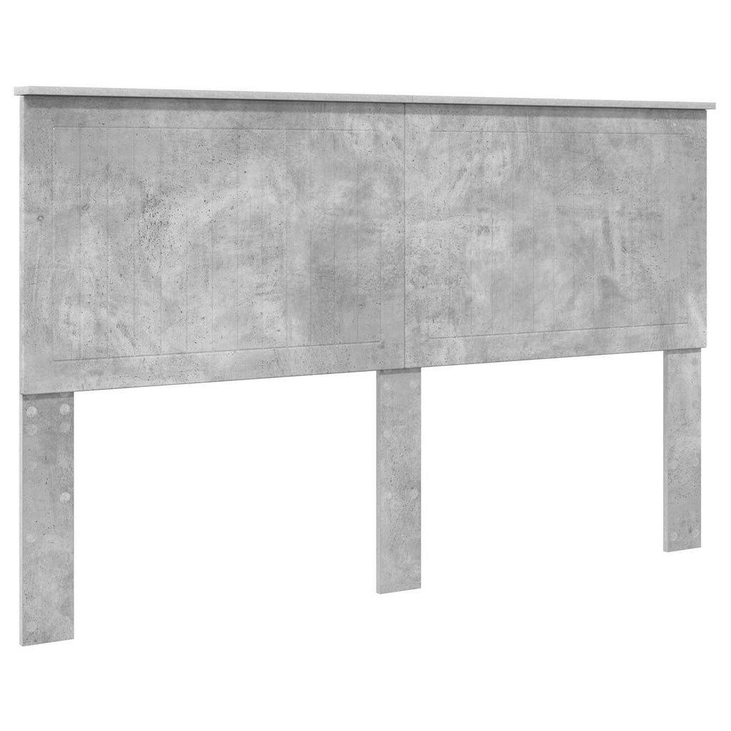 vidaXL Ramka łóżka Betonowy szary 160 x 200 cm Materiał drewnopochodny