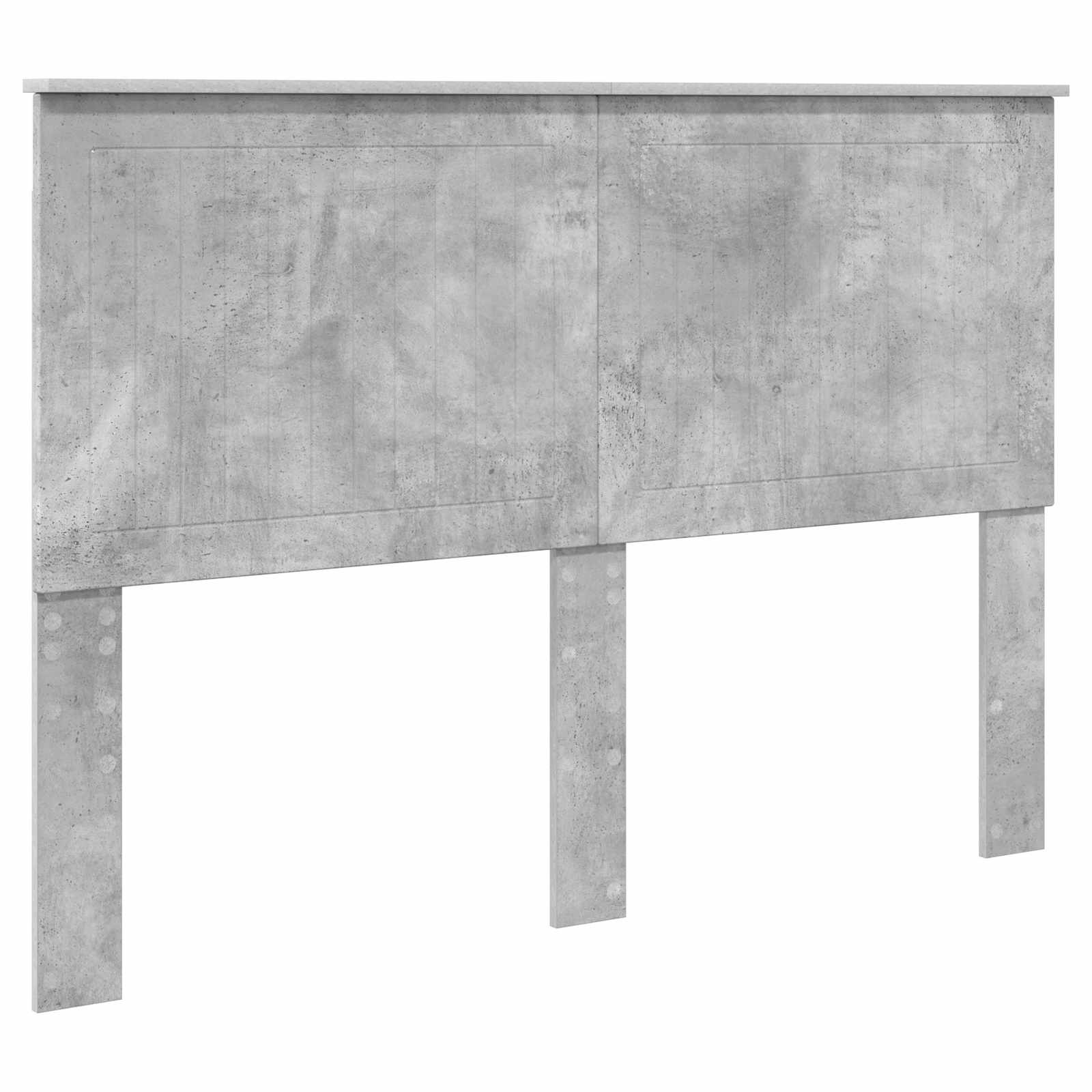 vidaXL Ramka łóżka Betonowy szary 140 x 200 cm Materiał drewnopochodny