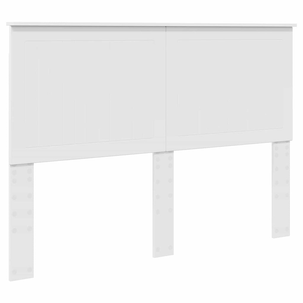 vidaXL Ramka łóżka Biały 140 x 190 cm Materiał drewnopochodny