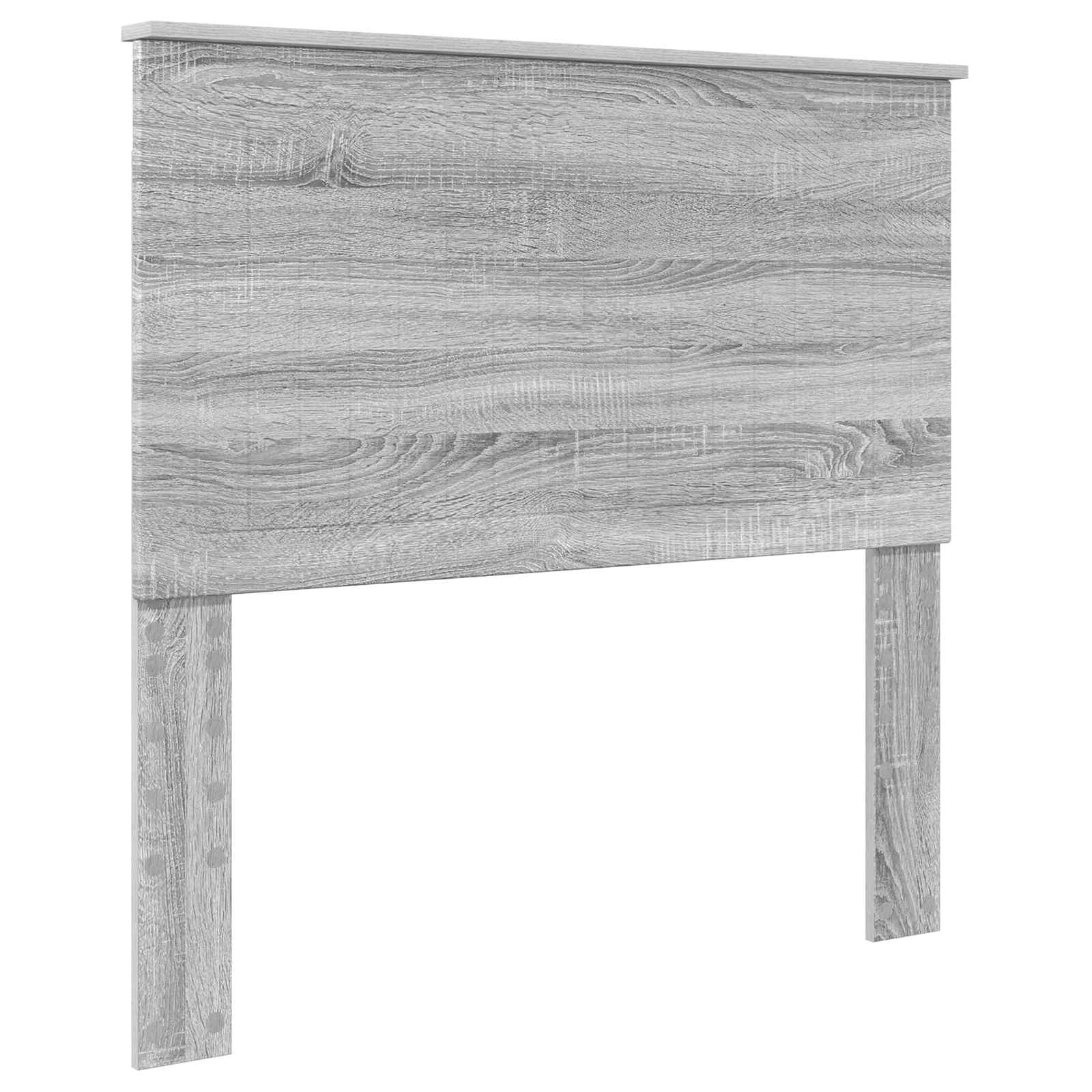 vidaXL Ramka łóżka Szary Sonoma 100 x 200 cm Materiał drewnopochodny