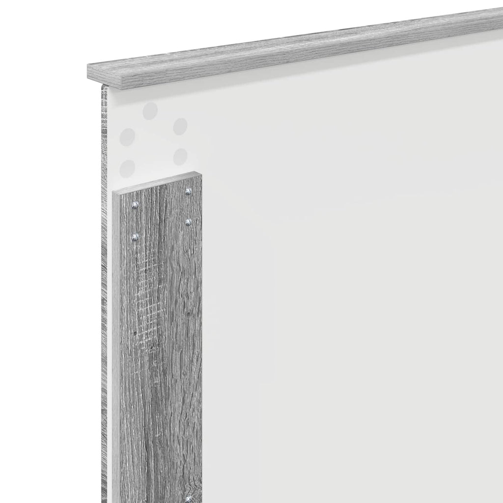 vidaXL Ramka łóżka Szary Sonoma 90 x 190 cm Materiał drewnopochodny