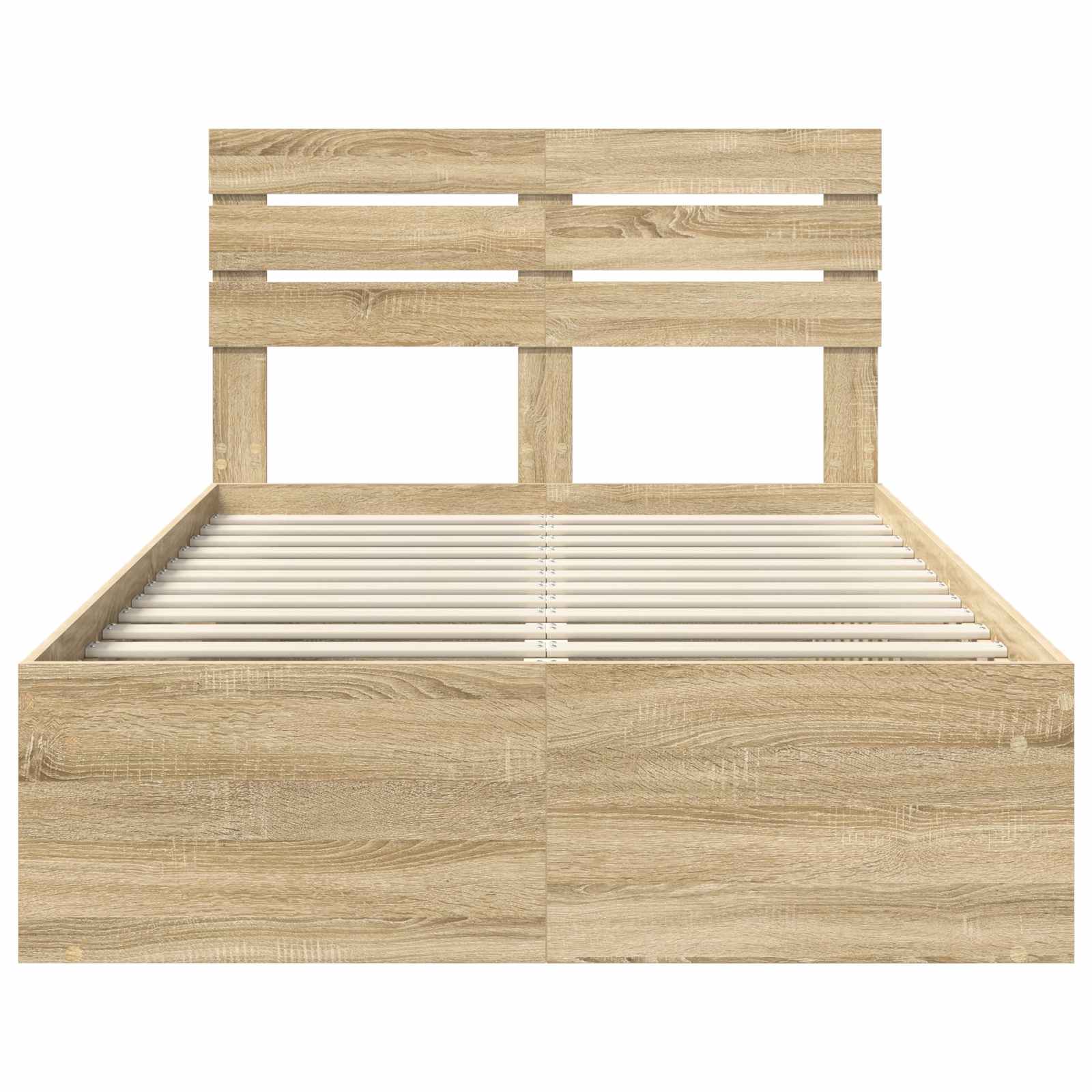 vidaXL Ramka łóżka Sonoma 120 x 190 cm Lite drewno sosnowe
