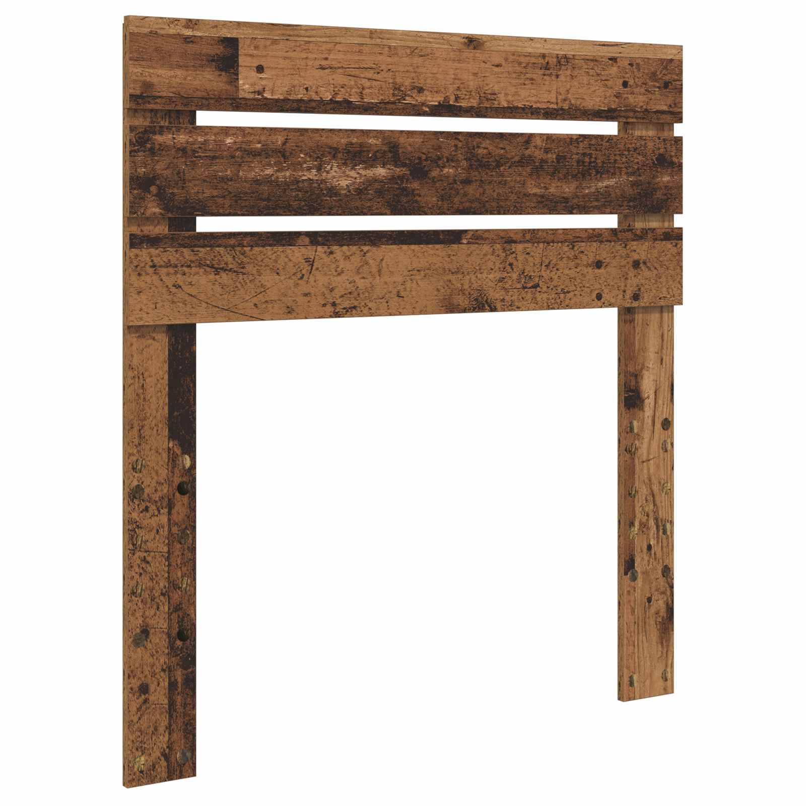 vidaXL Ramka łóżka Stare drewno 75 x 190 cm Lite drewno sosnowe