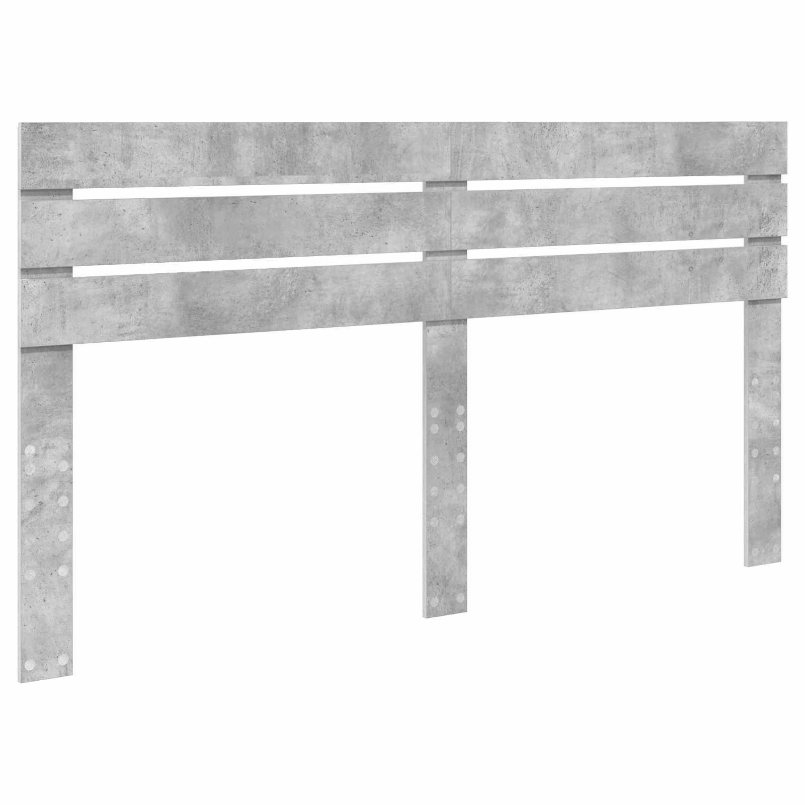 vidaXL Ramka łóżka Betonowy szary 180 x 200 cm Drewno inżynieryjne