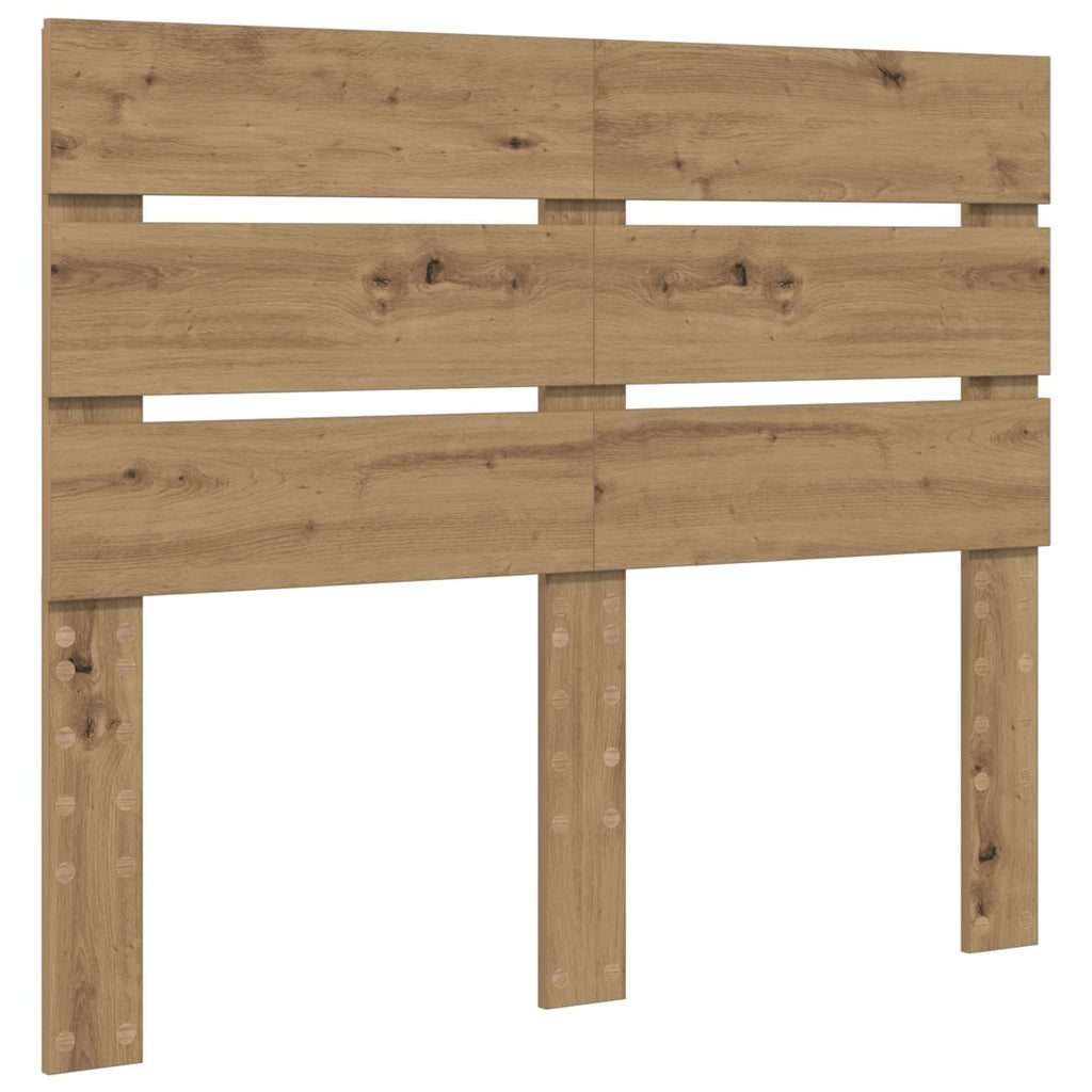 vidaXL Ramka łóżka Dąb rzemieślniczy 135 x 190 cm Lite drewno sosnowe