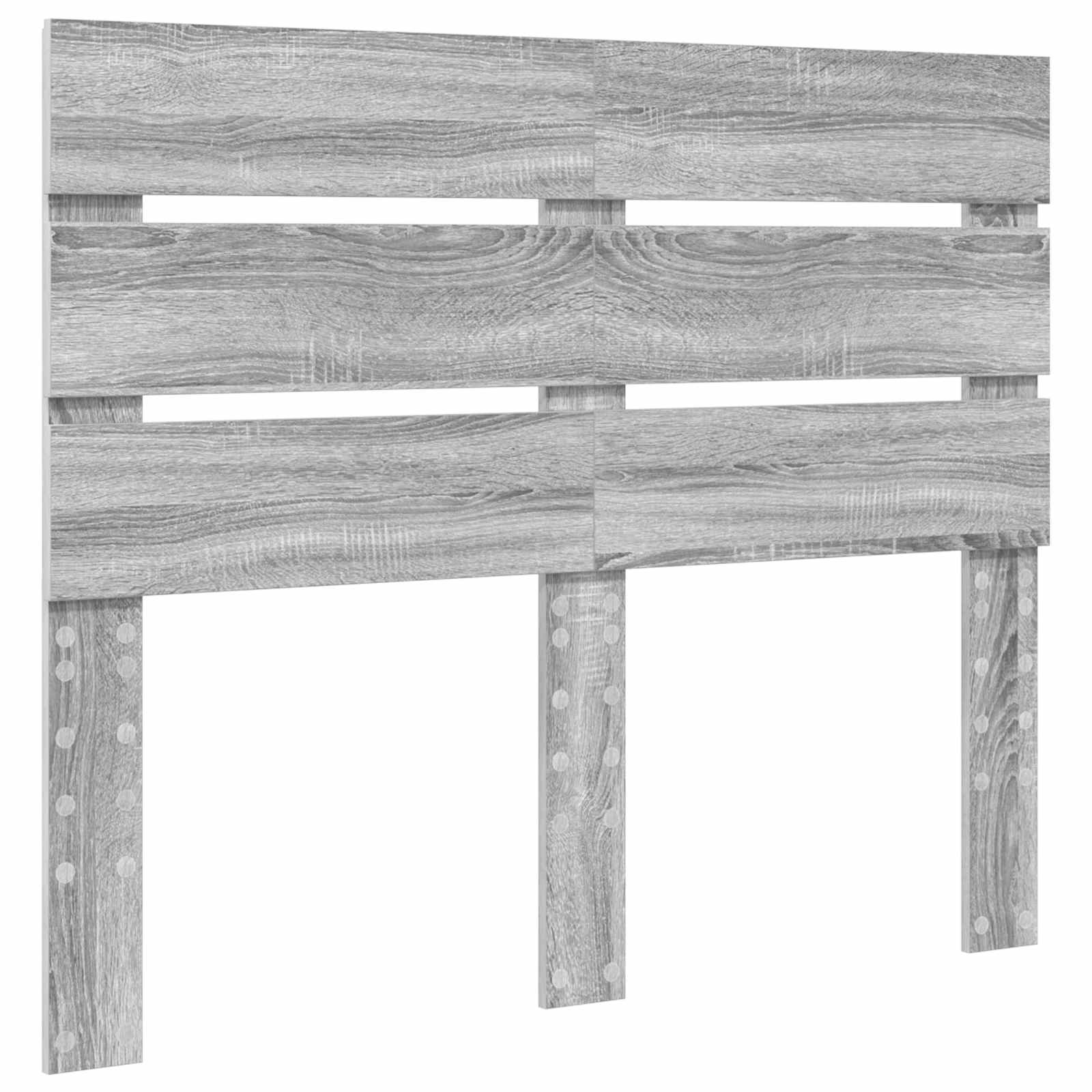 vidaXL Ramka łóżka Szary Sonoma 120 x 200 cm Lite drewno sosnowe