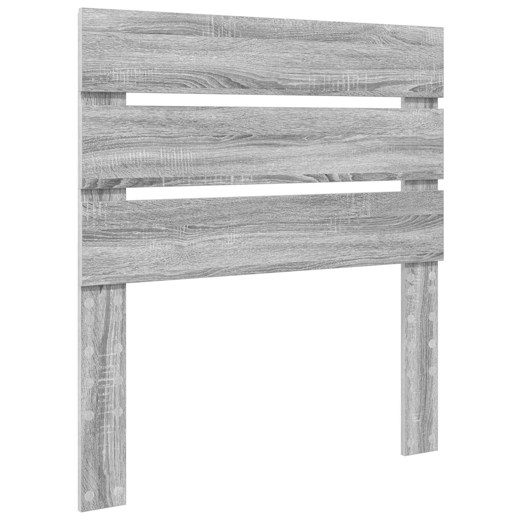vidaXL Ramka łóżka Szary Sonoma 90 x 200 cm Lite drewno sosnowe