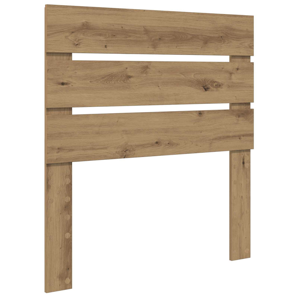 vidaXL Ramka łóżka Dąb rzemieślniczy 90 x 190 cm Lite drewno sosnowe