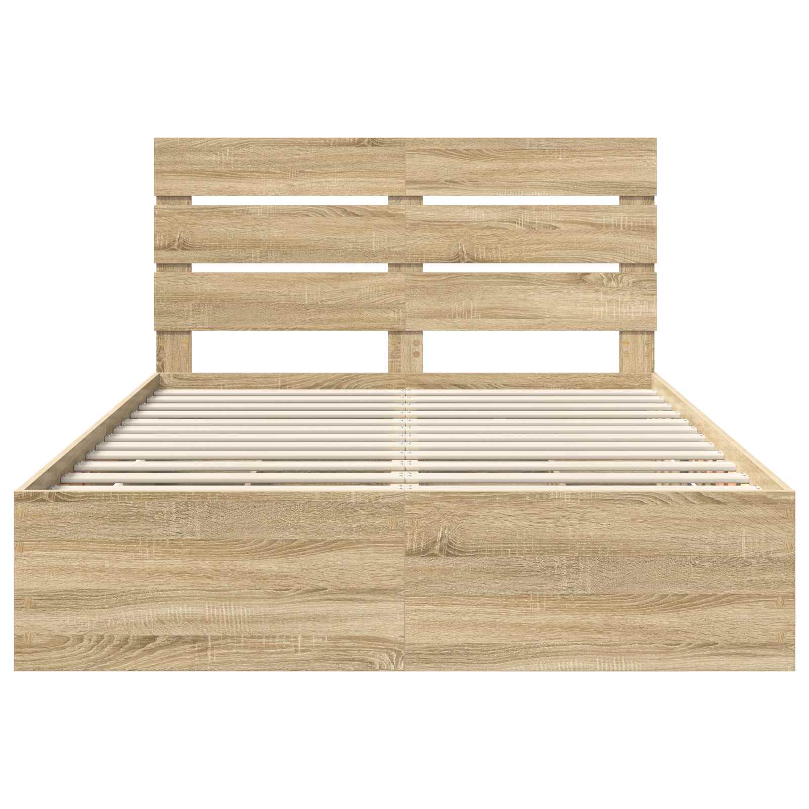 vidaXL Ramka łóżka Dąb Sonoma 150 x 200 cm Drewno inżynieryjne