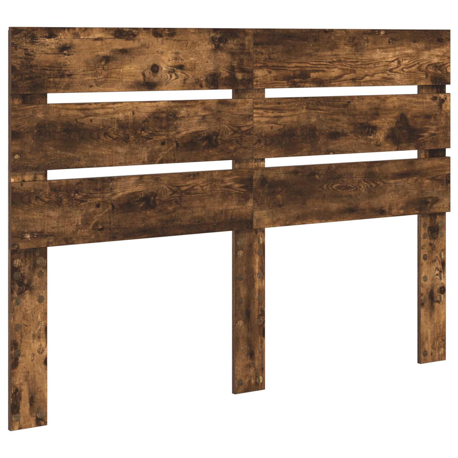 vidaXL Ramka łóżka Dąb wędzony 150 x 200 cm Drewno inżynieryjne