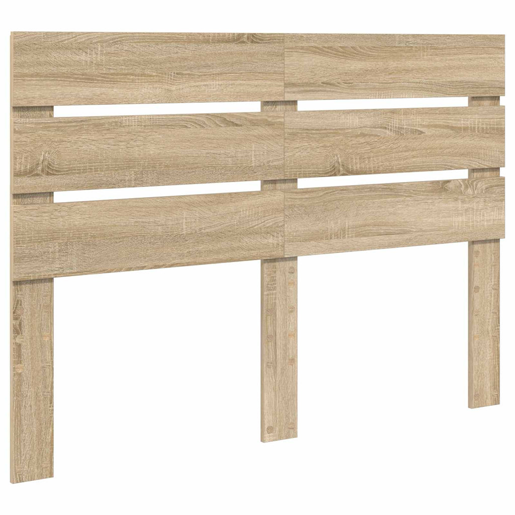 vidaXL Ramka łóżka Dąb Sonoma 150 x 200 cm Materiał drewnopochodny