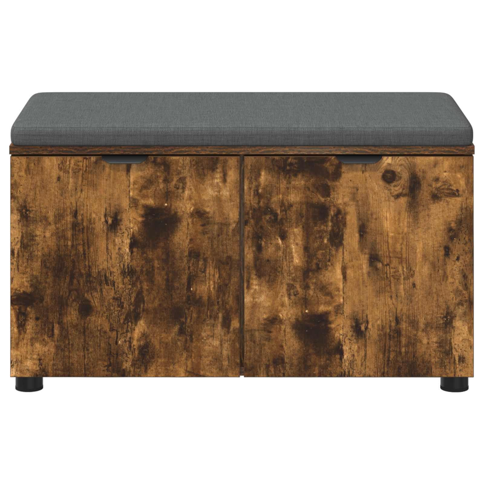 vidaXL Ławka w przedpokoju z poduszką Dąb Wędzony 80 x 38 x 46 cm