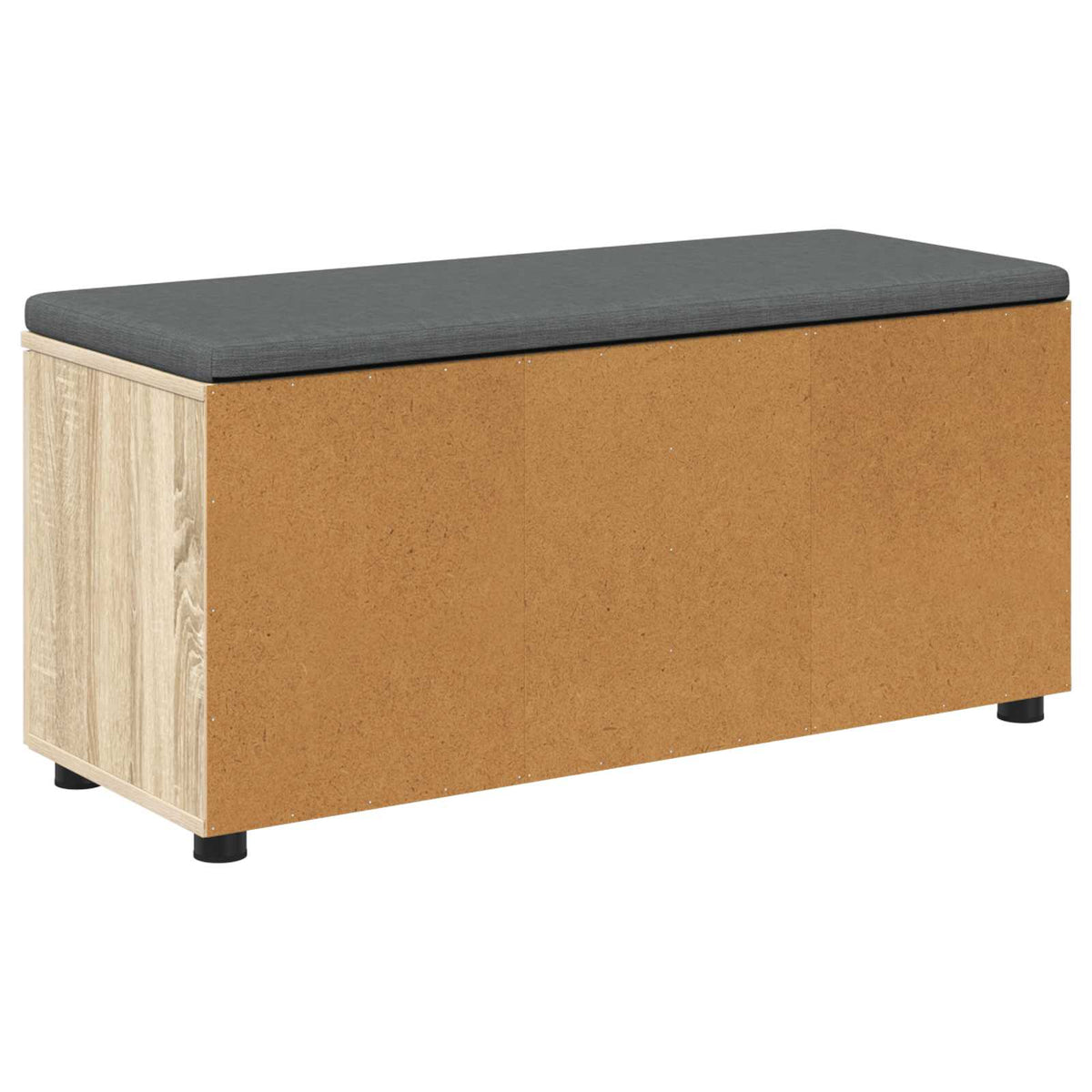 vidaXL Ławka w przedpokoju z poduszką Dąb Sonoma 100 x 38 x 46 cm