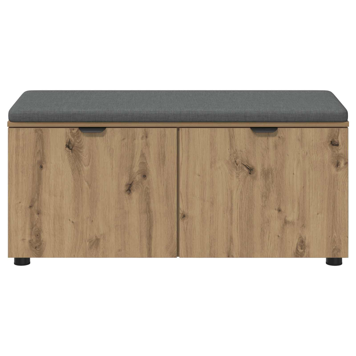 vidaXL Ławka w przedpokoju Dąb Rzemieślniczy 100 x 38 x 46 cm