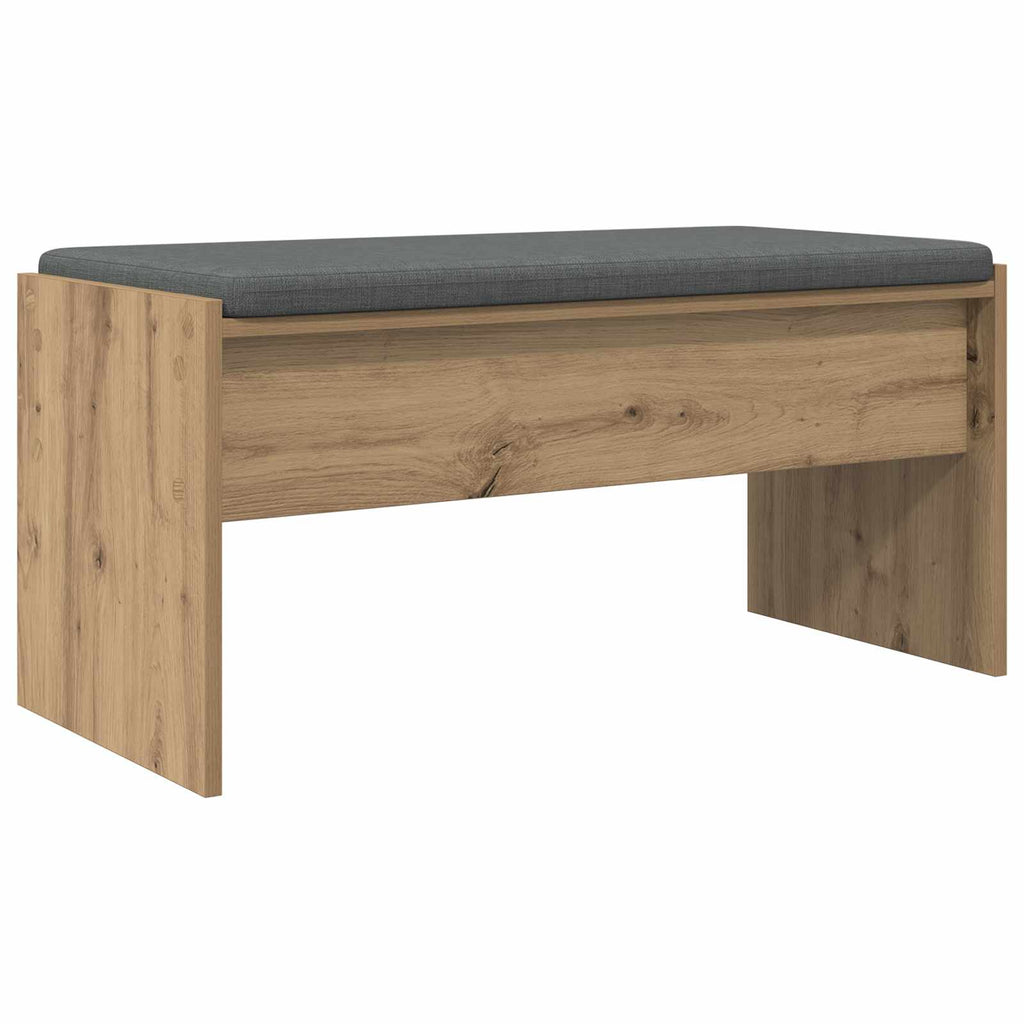 vidaXL Ławka w przedpokoju Dąb rzemieślniczy 83 x 38 x 40 cm