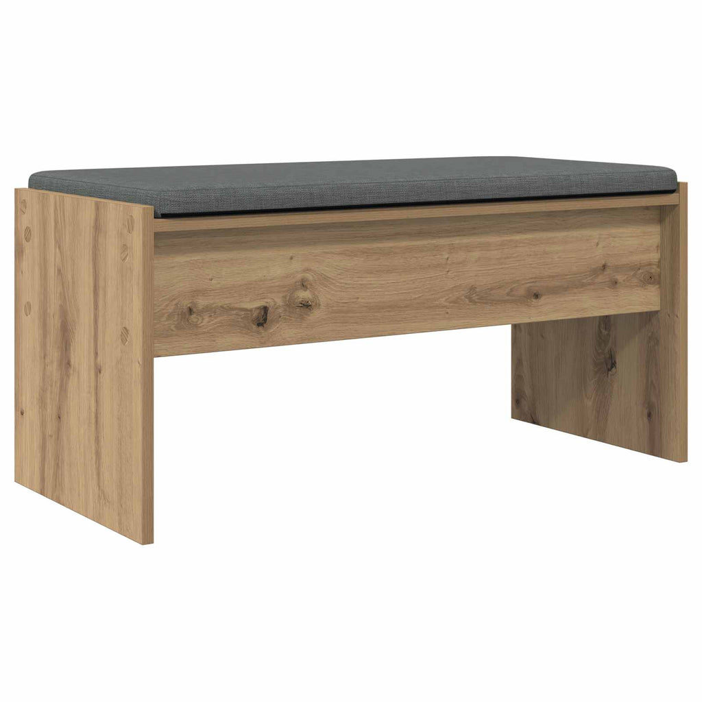 vidaXL Ławka w przedpokoju Dąb rzemieślniczy 83 x 38 x 40 cm