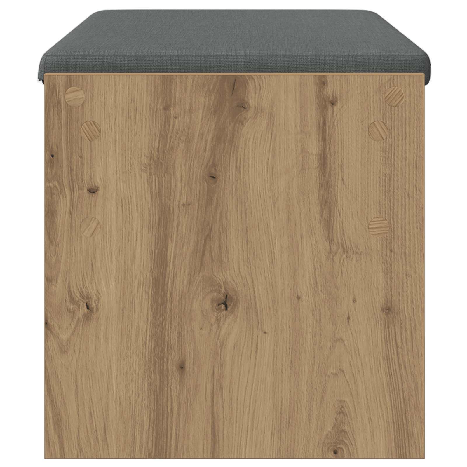 vidaXL Ławka w przedpokoju Dąb rzemieślniczy 83 x 38 x 40 cm