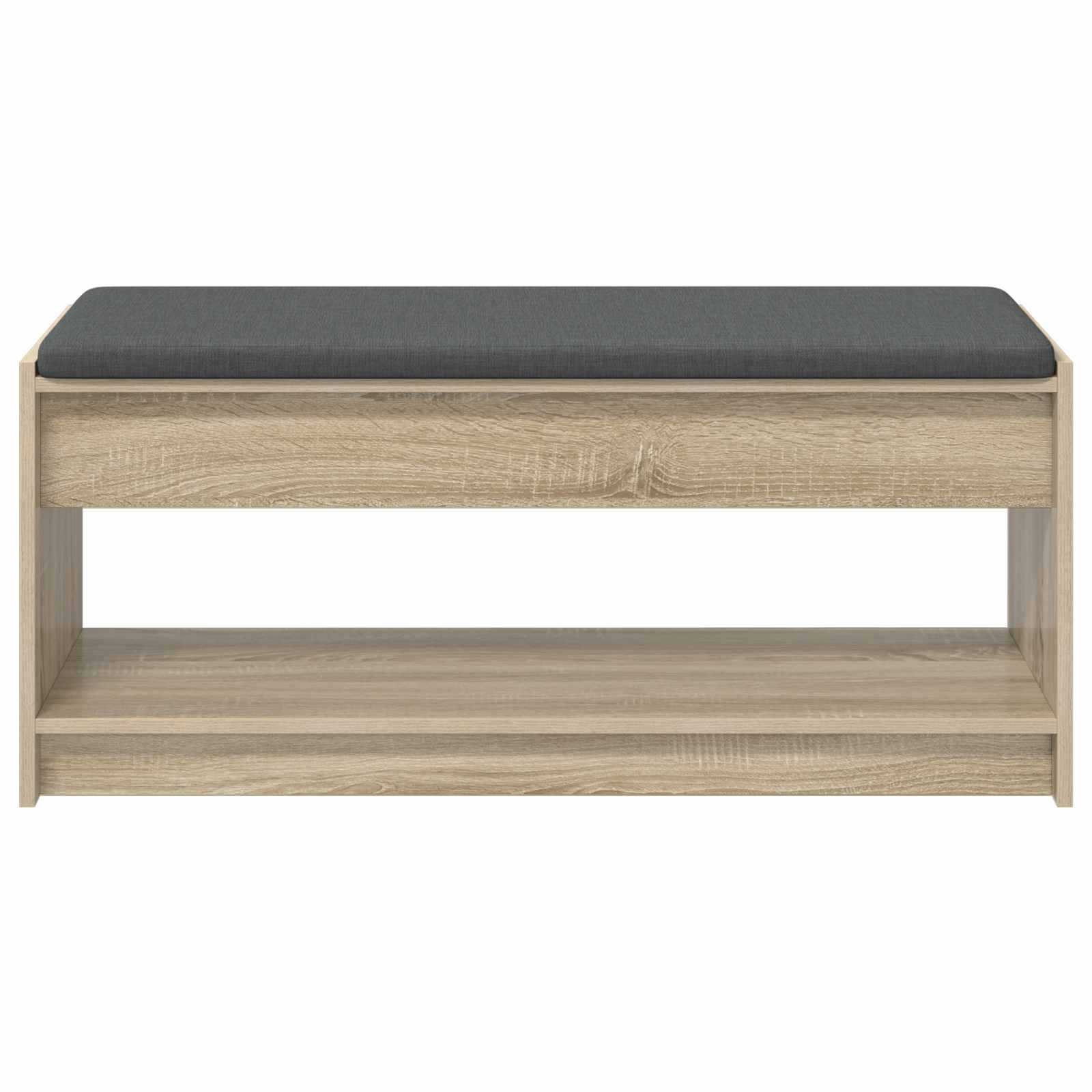 vidaXL Ławka w przedpokoju z poduszką Dąb Sonoma 103 x 38 x 45 cm