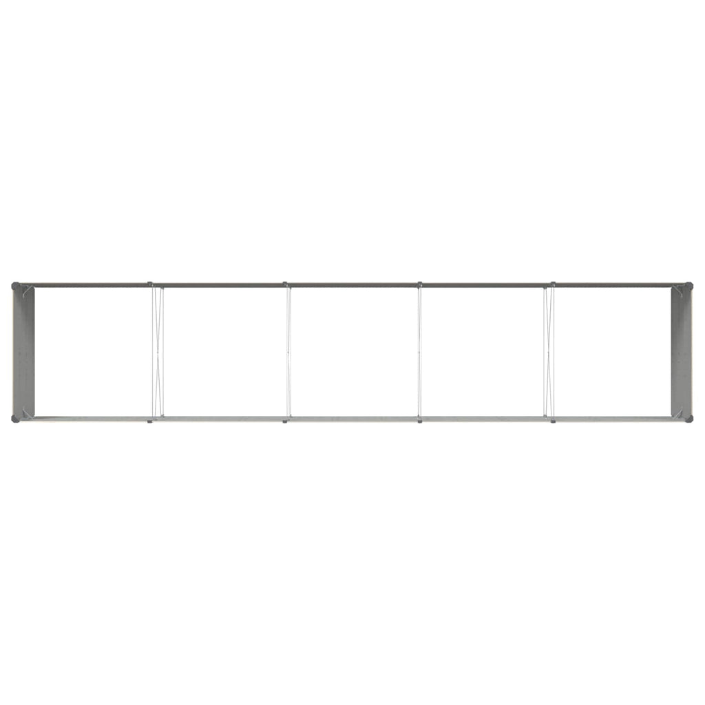 vidaXL Donica Kość słoniowa 480 x 100 x 45 cm Stal Galwanizowana