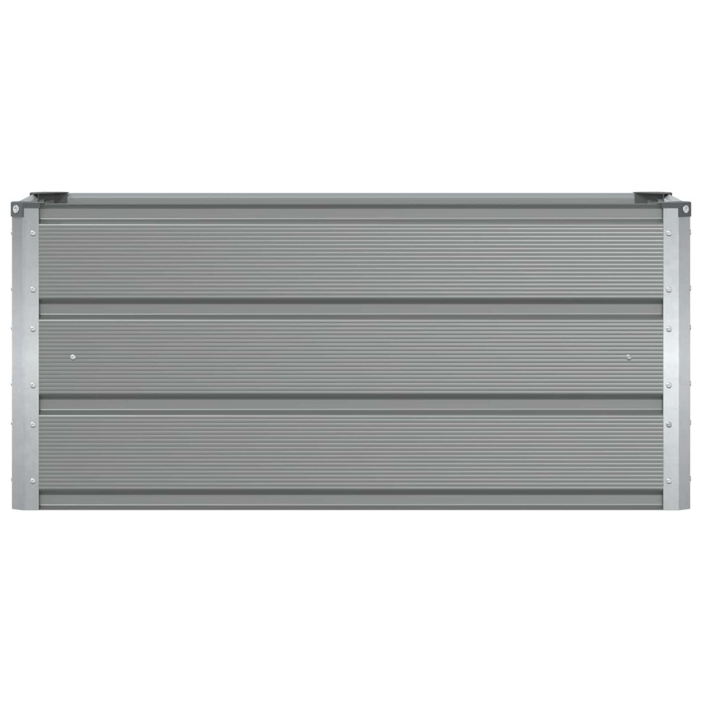 vidaXL Donica Jasnoszary 100 x 40 x 45 cm Stal