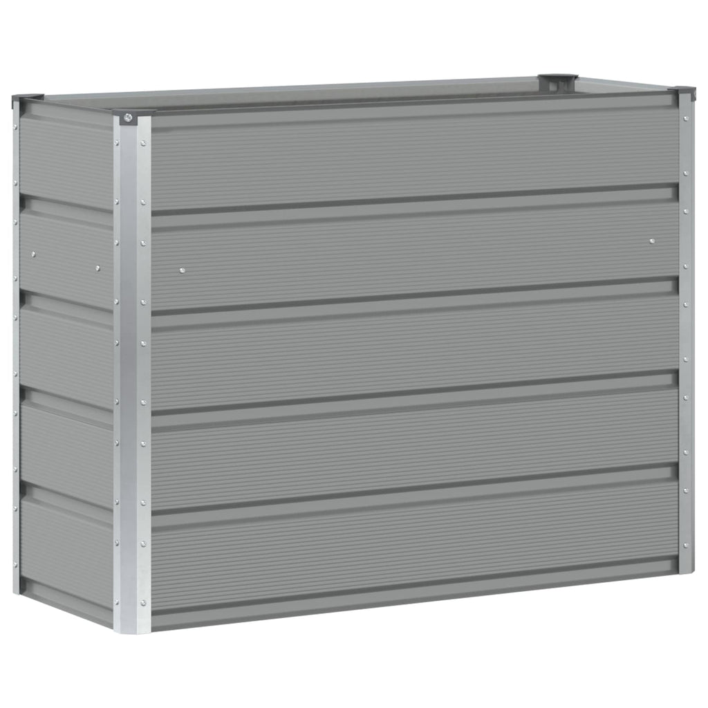 vidaXL Donica Jasnoszary 100 x 40 x 75 cm Stal