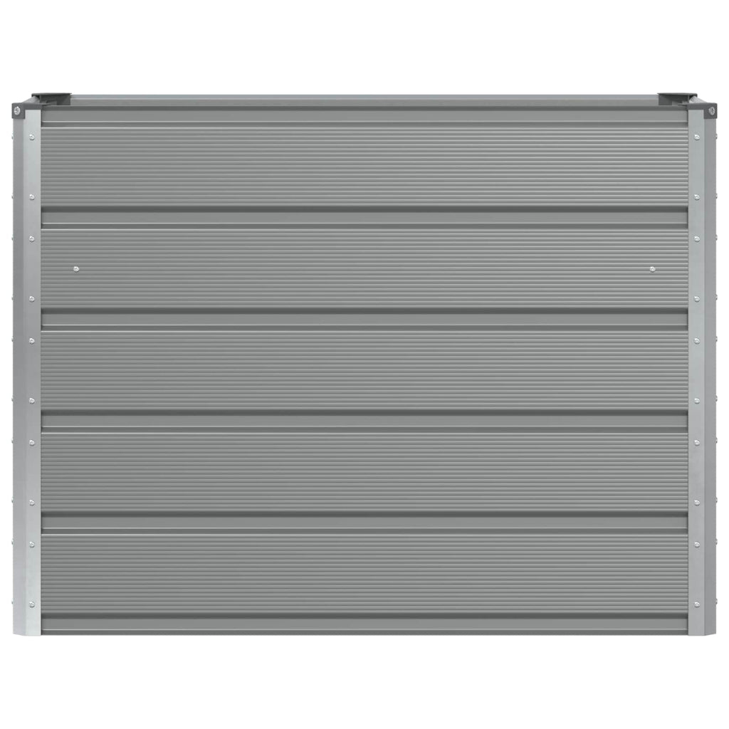 vidaXL Donica Jasnoszary 100 x 40 x 75 cm Stal