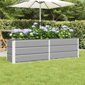 vidaXL Donica Jasnoszary 160 x 40 x 45 cm Stal