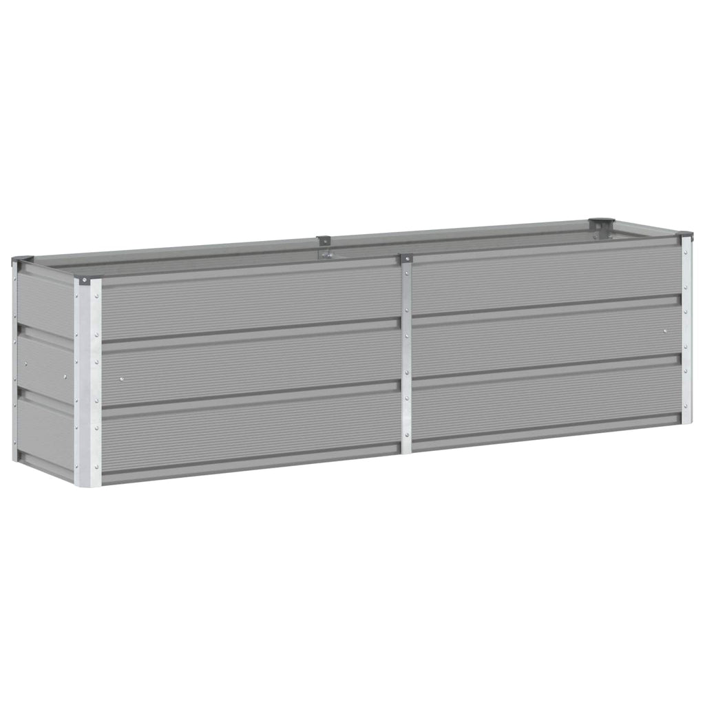 vidaXL Donica Jasnoszary 160 x 40 x 45 cm Stal