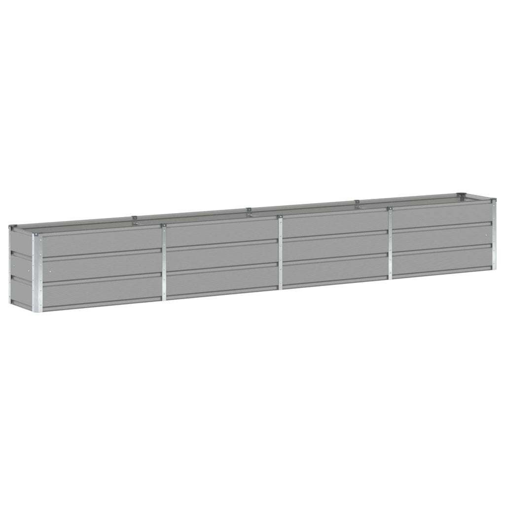 vidaXL Donica Jasnoszary 320 x 40 x 45 cm Stal