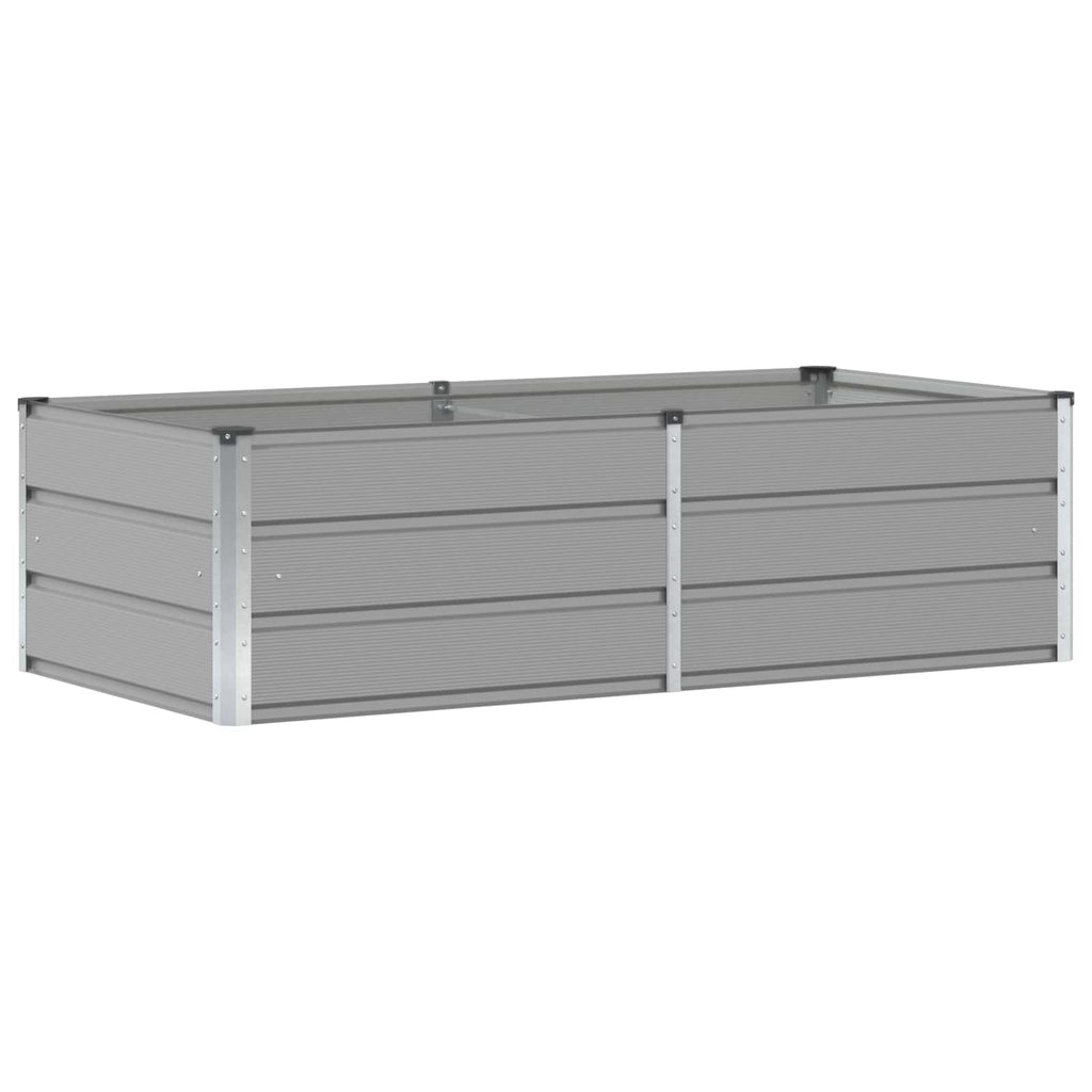 vidaXL Donica Jasnoszary 160 x 80 x 45 cm Stal