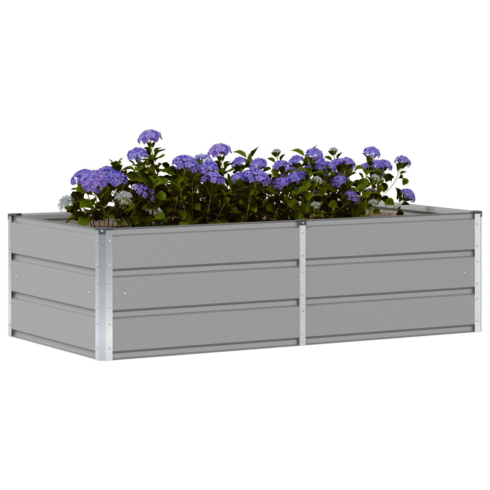 vidaXL Donica Jasnoszary 160 x 80 x 45 cm Stal