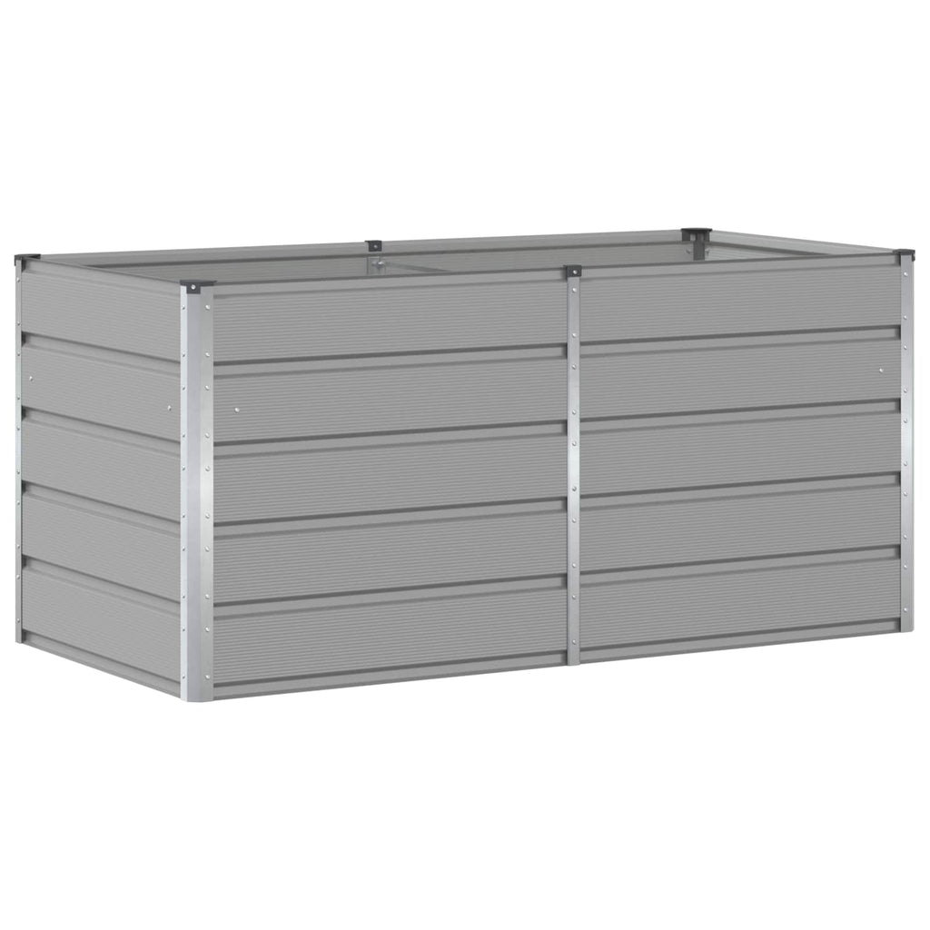 vidaXL Donica Jasnoszary 160 x 80 x 75 cm Stal