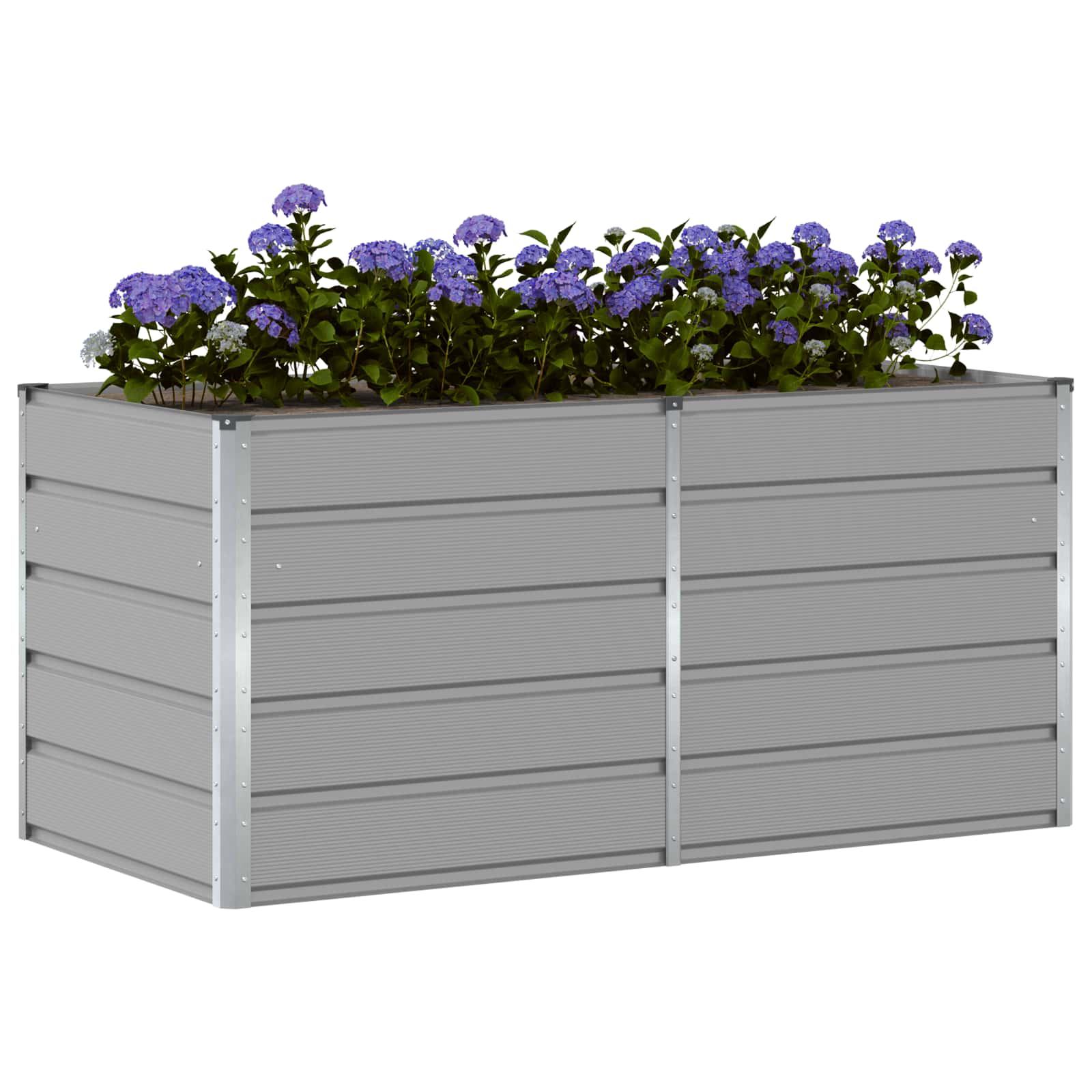 vidaXL Donica Jasnoszary 160 x 80 x 75 cm Stal