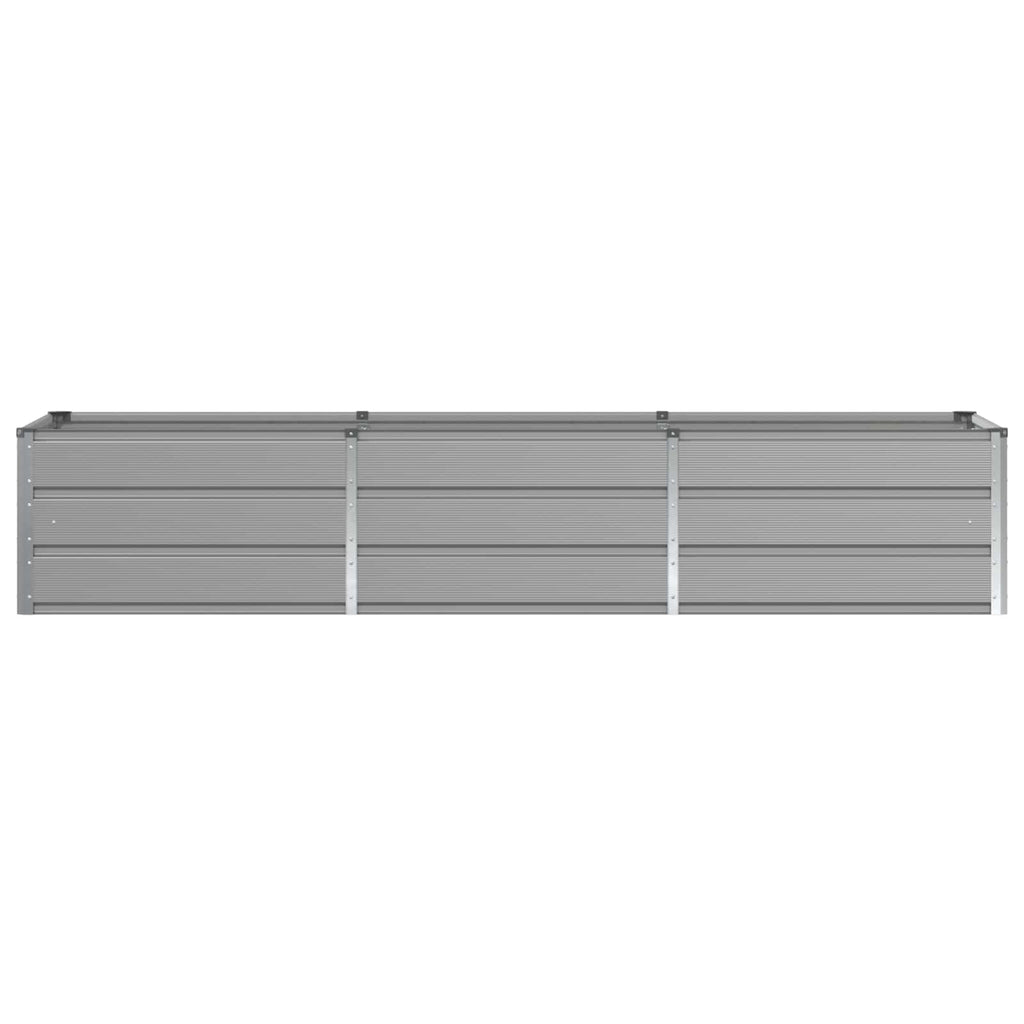 vidaXL Donica Jasnoszary 240 x 80 x 45 cm Stal