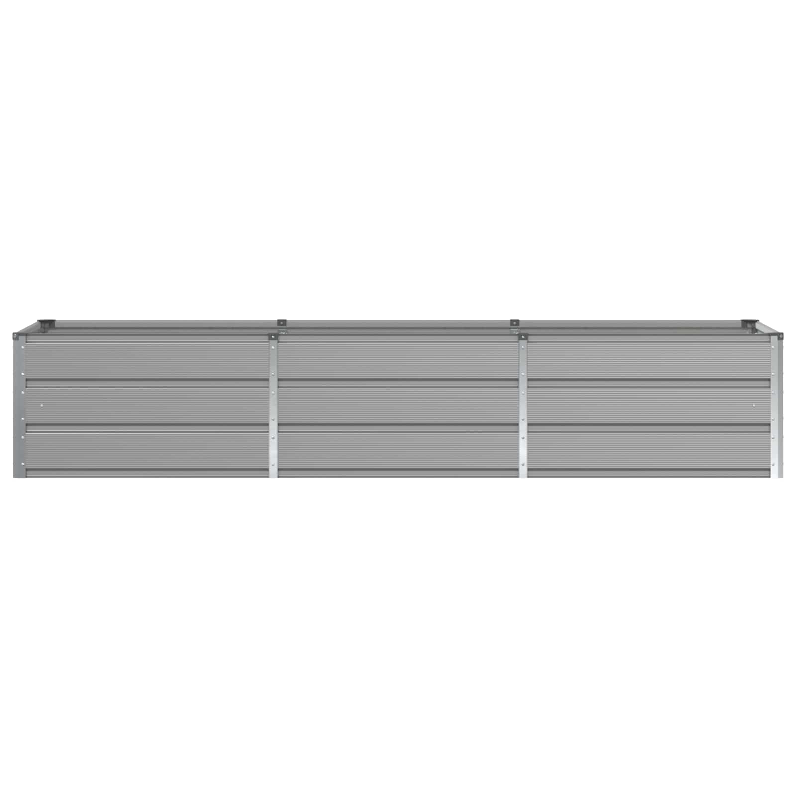 vidaXL Donica Jasnoszary 240 x 80 x 45 cm Stal