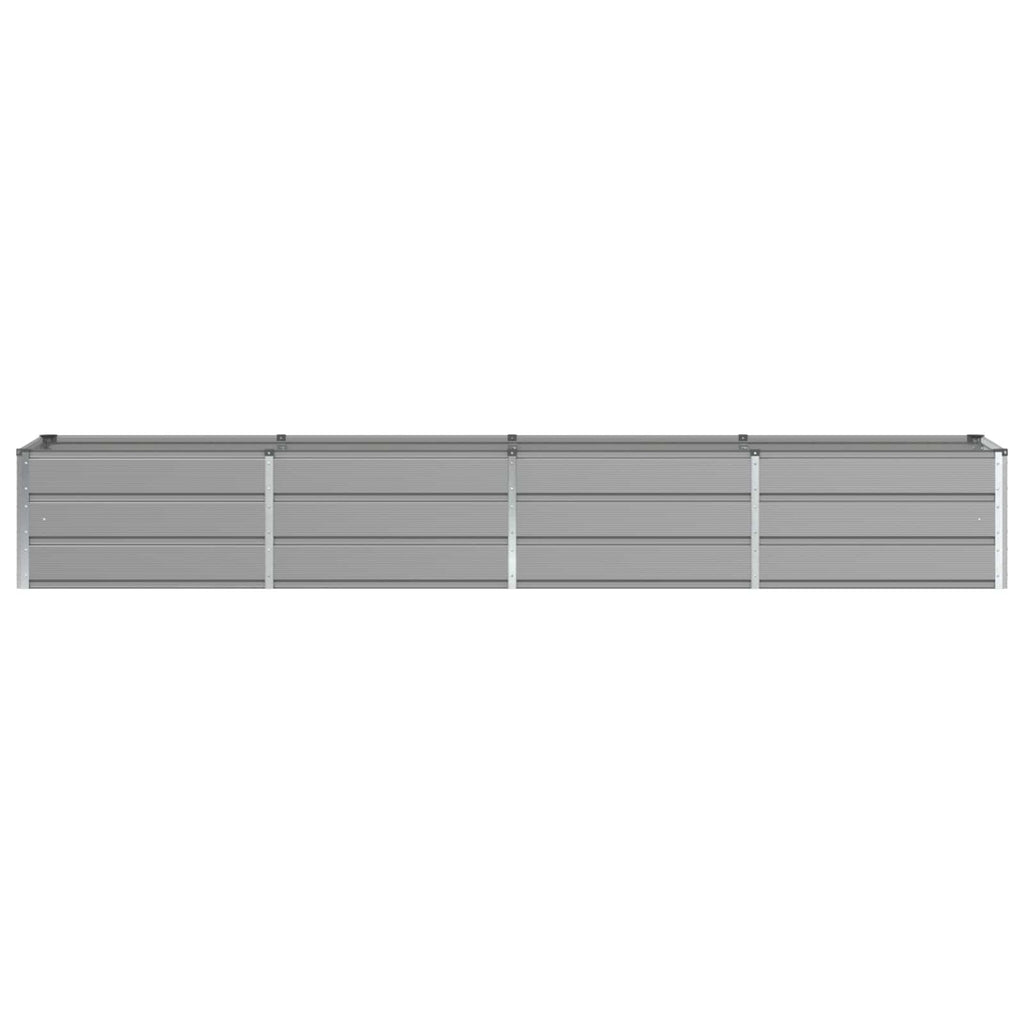 vidaXL Donica Jasnoszary 320 x 80 x 45 cm Stal