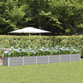 vidaXL Donica Jasnoszary 480 x 80 x 45 cm Stal
