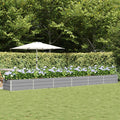 vidaXL Donica Jasnoszary 600 x 80 x 45 cm Stal