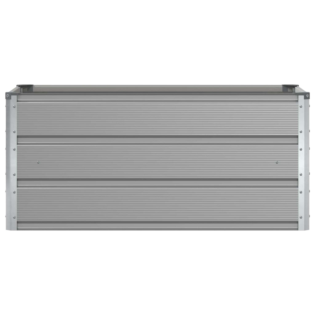 vidaXL Donica Jasnoszary 100 x 50 x 45 cm Stal Galwanizowana