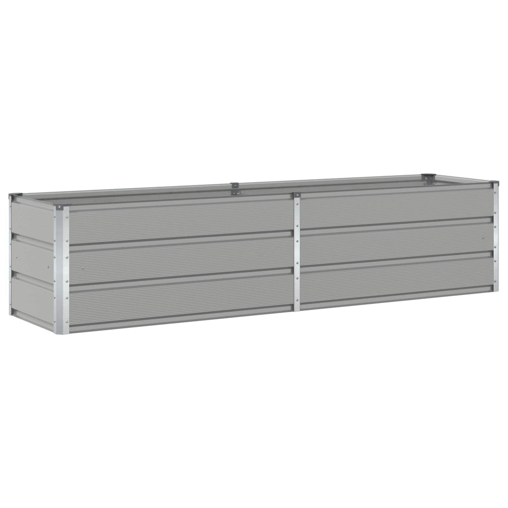 vidaXL Donica Jasnoszary 195 x 50 x 45 cm Stal Galwanizowana