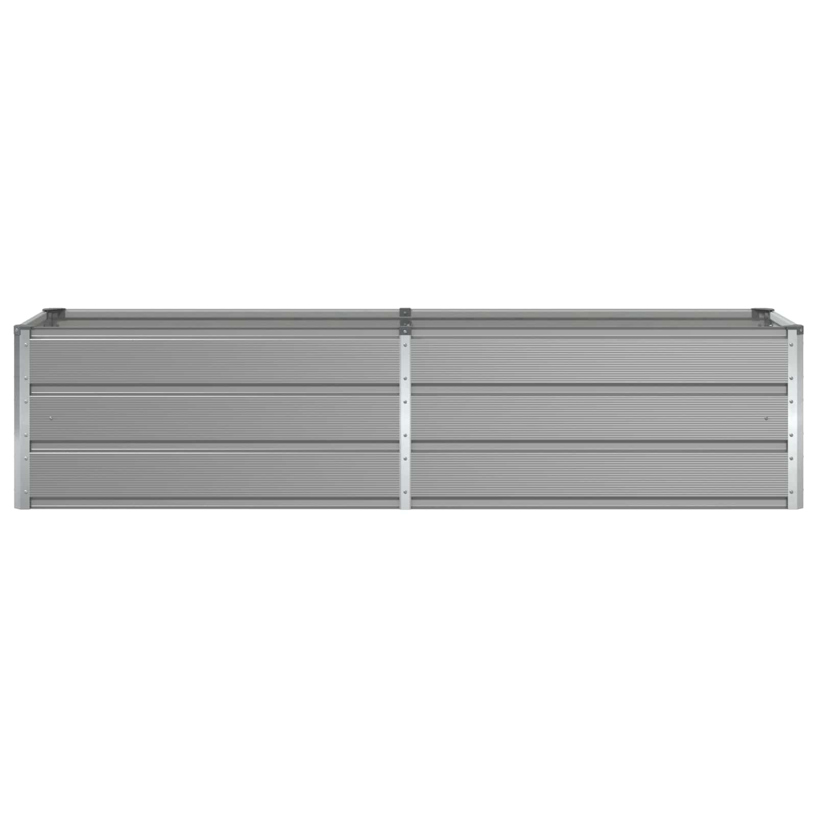 vidaXL Donica Jasnoszary 195 x 50 x 45 cm Stal Galwanizowana